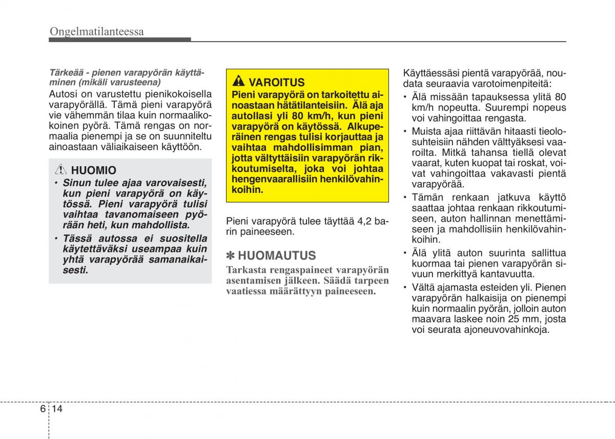 KIA Picanto II 2 omistajan kasikirja / page 358