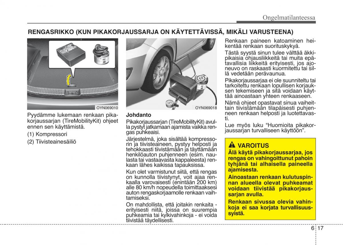 KIA Picanto II 2 omistajan kasikirja / page 361