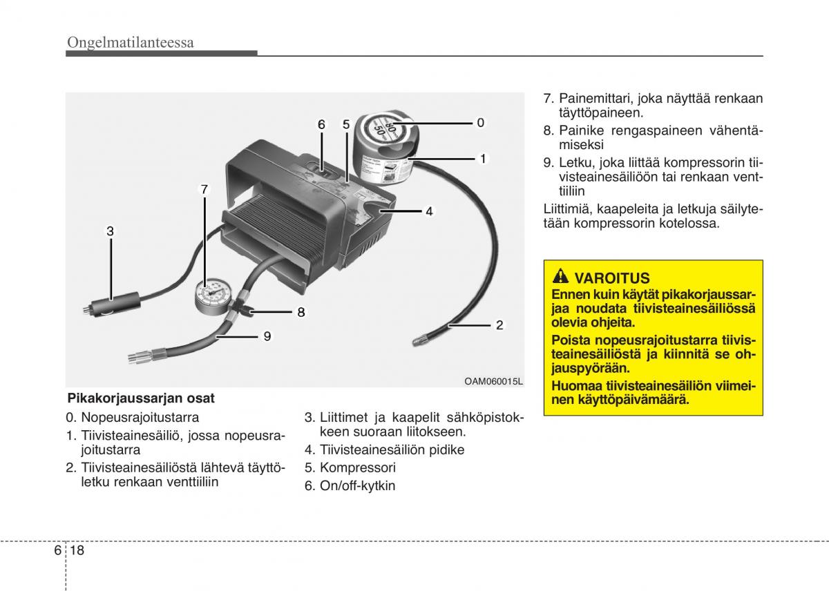 KIA Picanto II 2 omistajan kasikirja / page 362