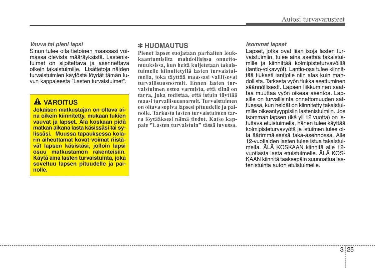 KIA Picanto II 2 omistajan kasikirja / page 38