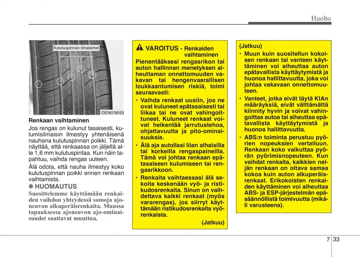 KIA Picanto II 2 omistajan kasikirja / page 408