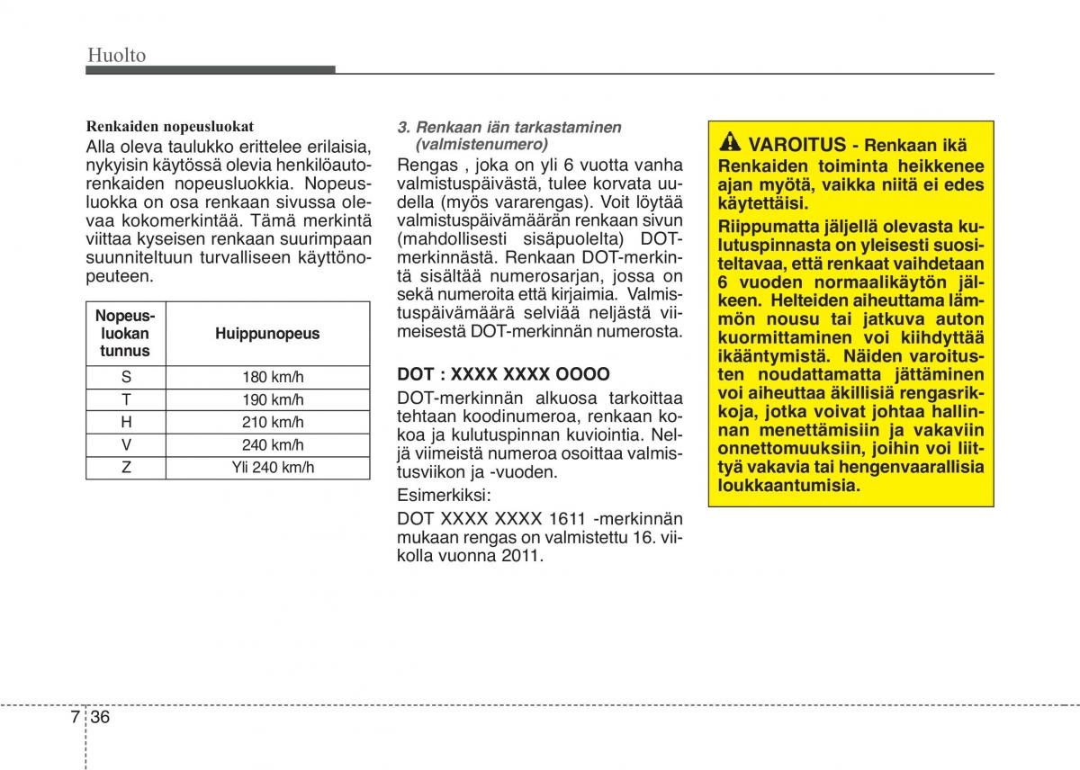 KIA Picanto II 2 omistajan kasikirja / page 411