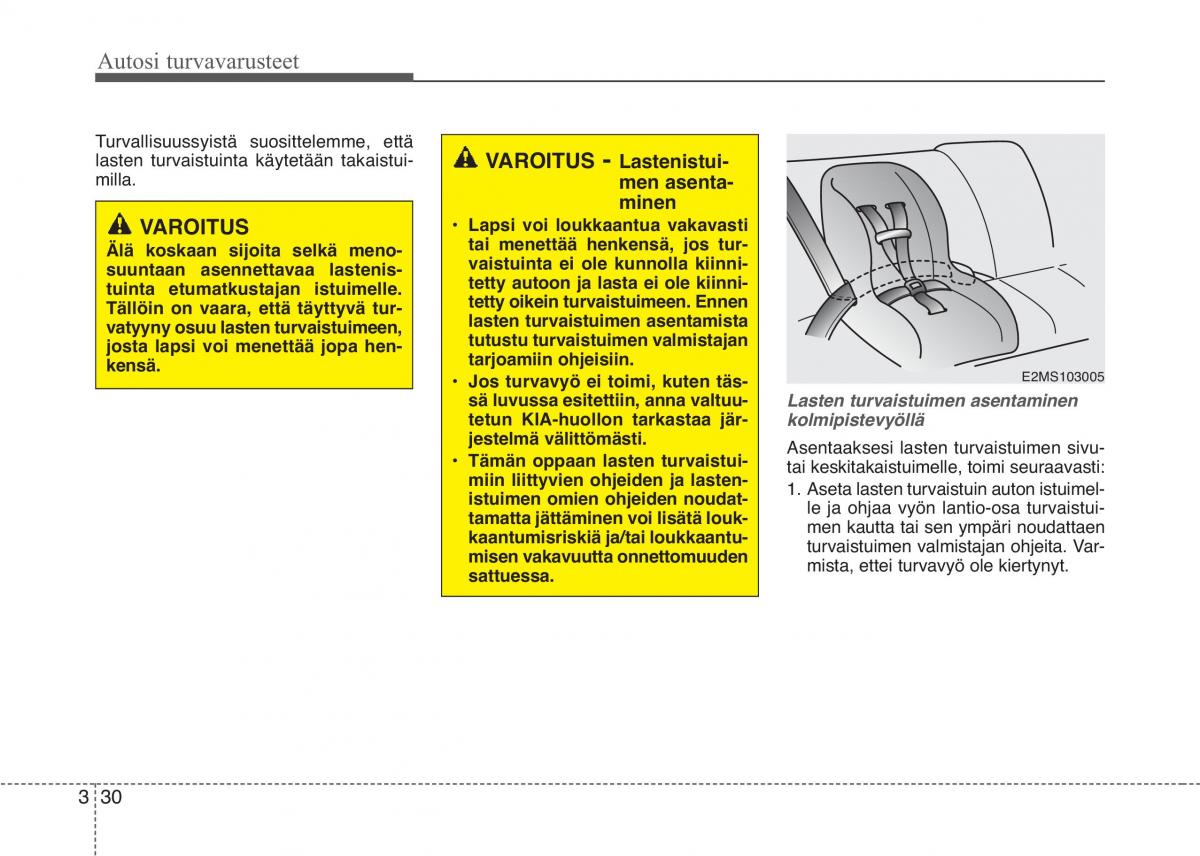 KIA Picanto II 2 omistajan kasikirja / page 43