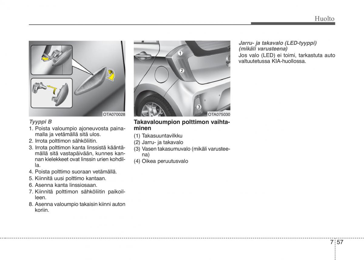 KIA Picanto II 2 omistajan kasikirja / page 432