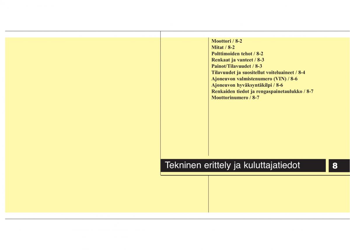 KIA Picanto II 2 omistajan kasikirja / page 445