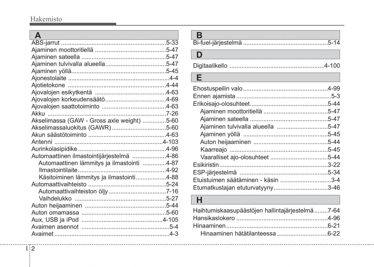 KIA Picanto II 2 omistajan kasikirja / page 453