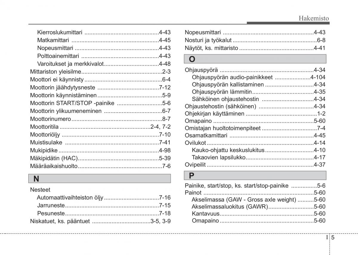 KIA Picanto II 2 omistajan kasikirja / page 456