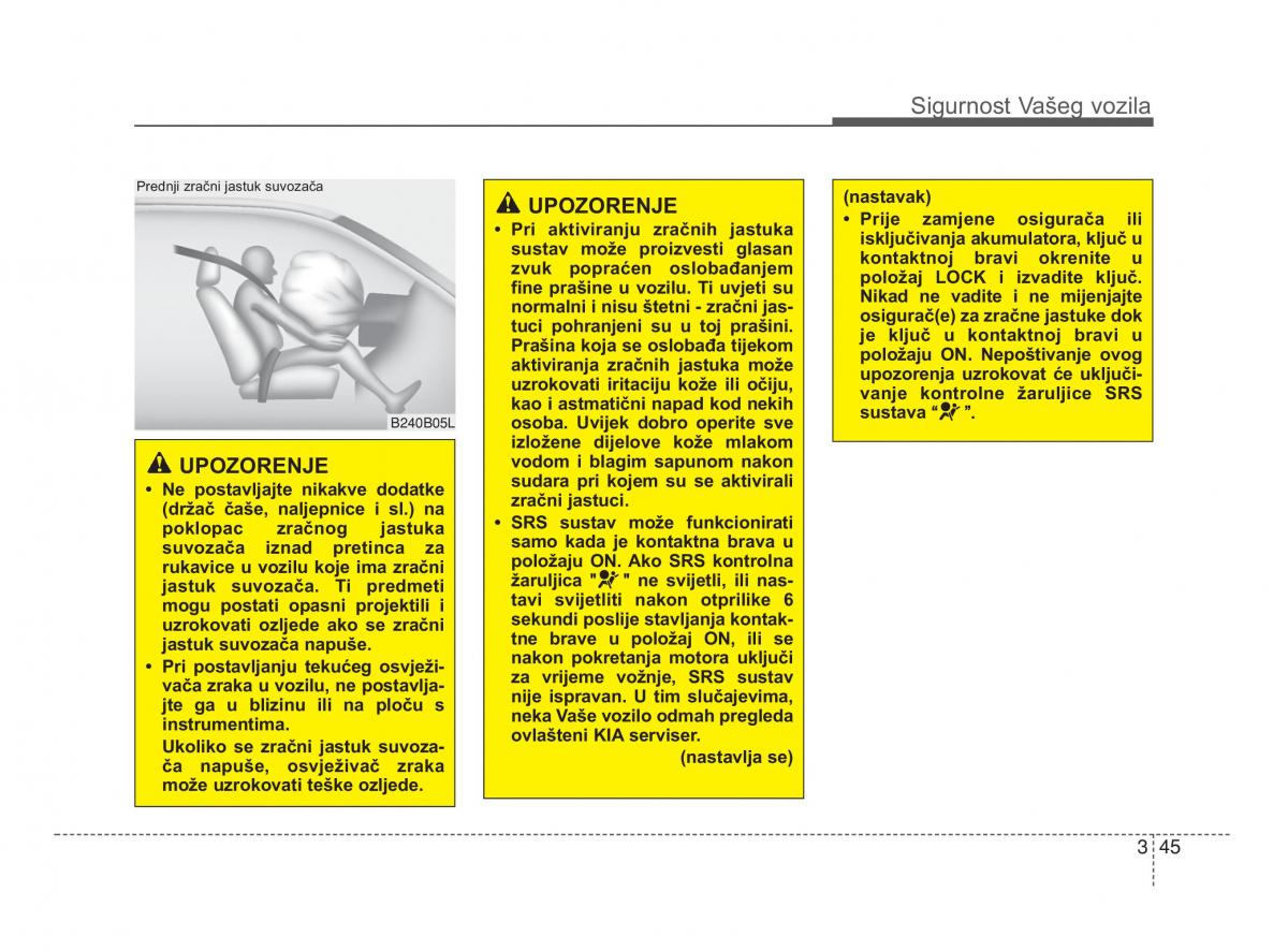 KIA Picanto II 2 vlasnicko uputstvo / page 60