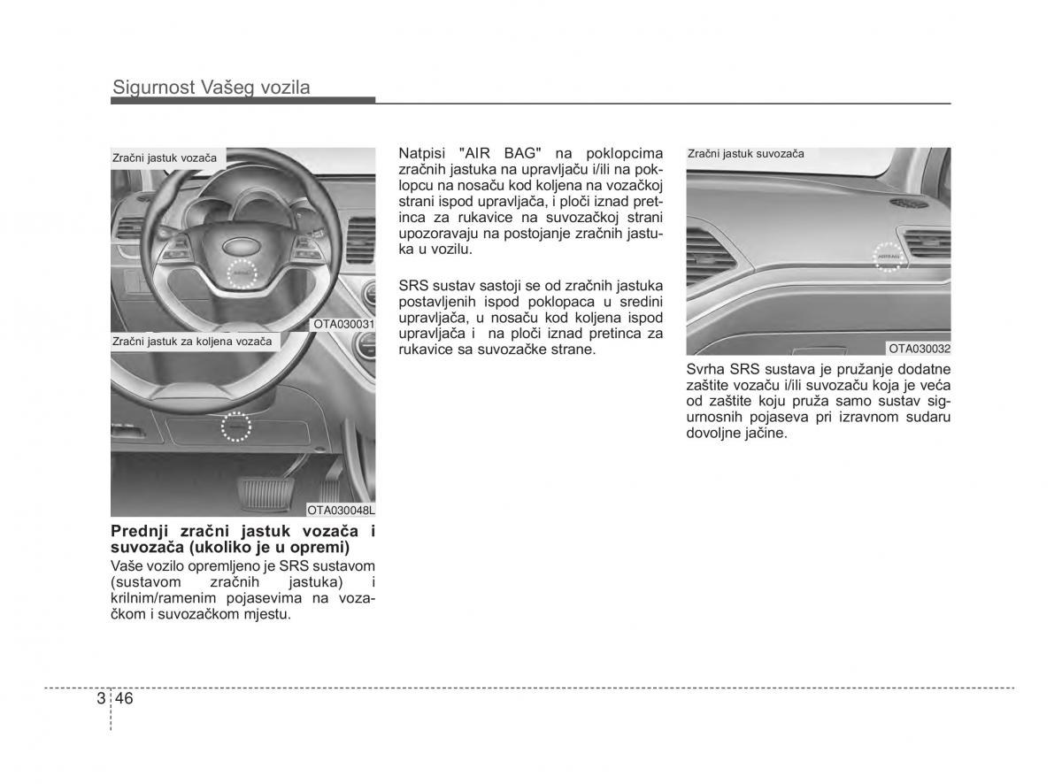 KIA Picanto II 2 vlasnicko uputstvo / page 61