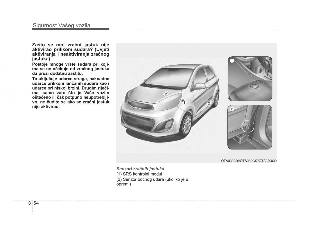 KIA Picanto II 2 vlasnicko uputstvo / page 69