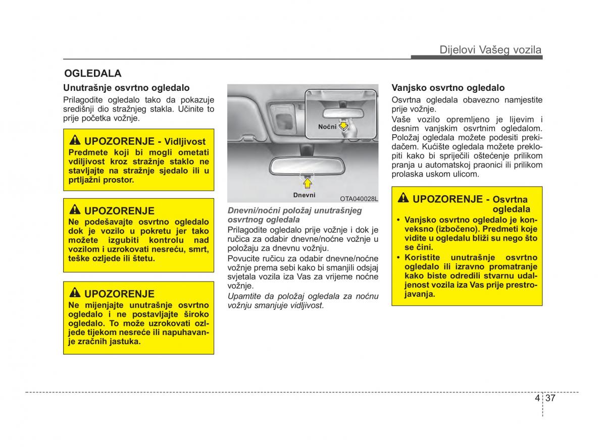 KIA Picanto II 2 vlasnicko uputstvo / page 114