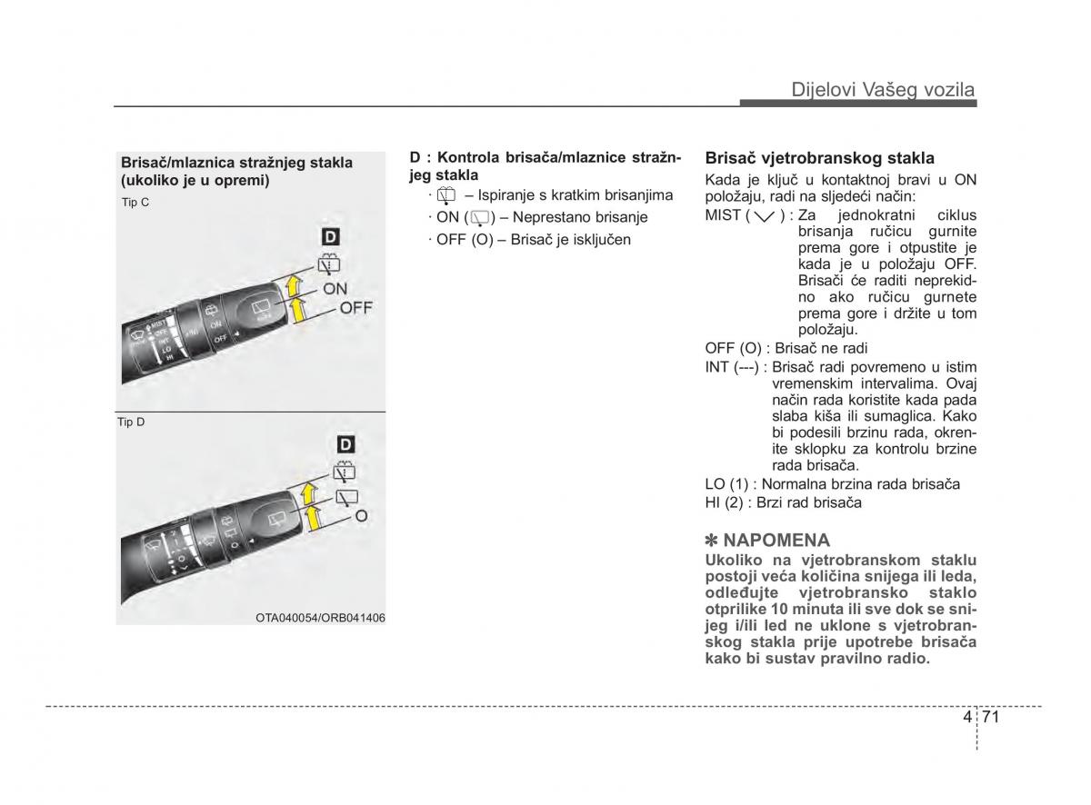 KIA Picanto II 2 vlasnicko uputstvo / page 148