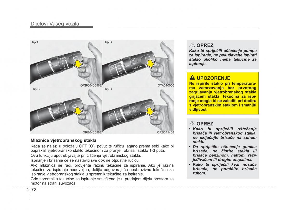 KIA Picanto II 2 vlasnicko uputstvo / page 149