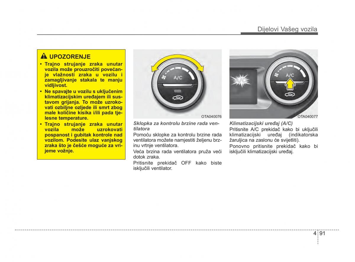 KIA Picanto II 2 vlasnicko uputstvo / page 168