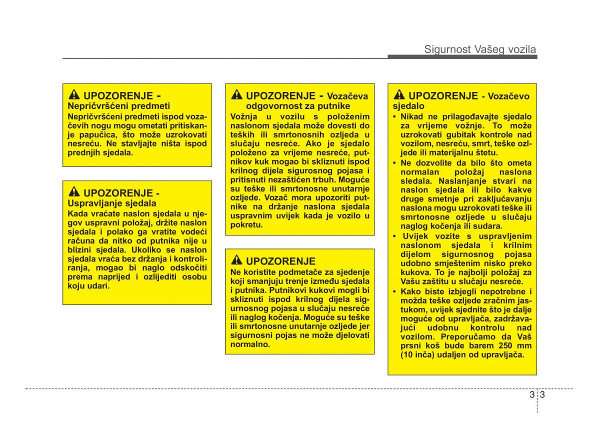 KIA Picanto II 2 vlasnicko uputstvo / page 18