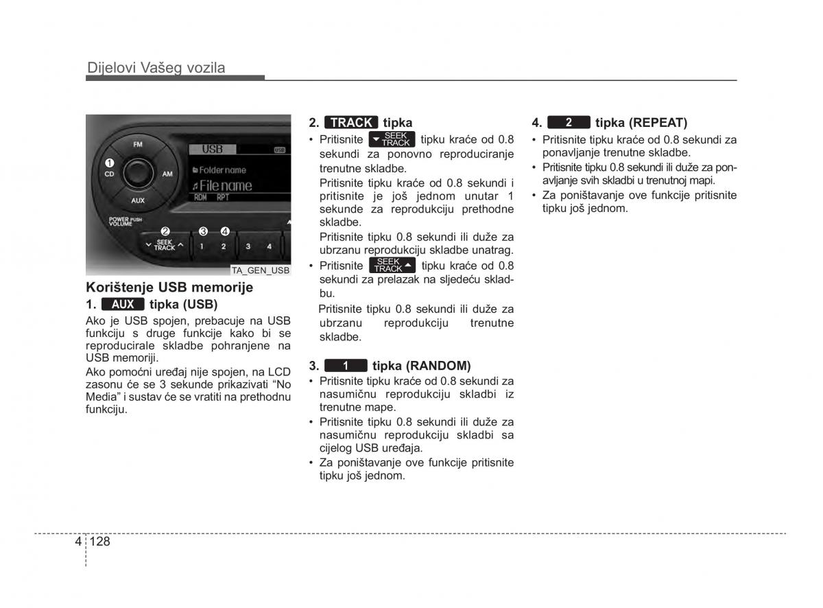 KIA Picanto II 2 vlasnicko uputstvo / page 205