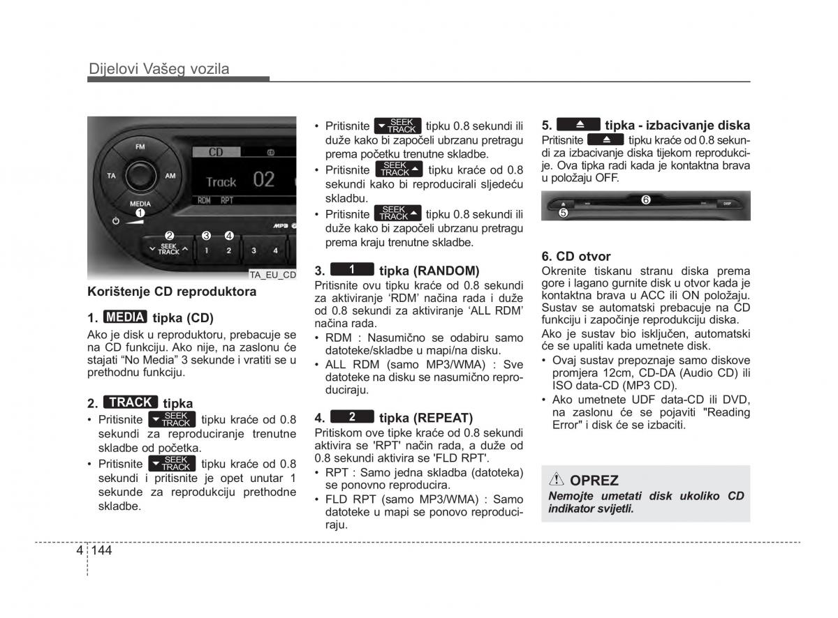 KIA Picanto II 2 vlasnicko uputstvo / page 221