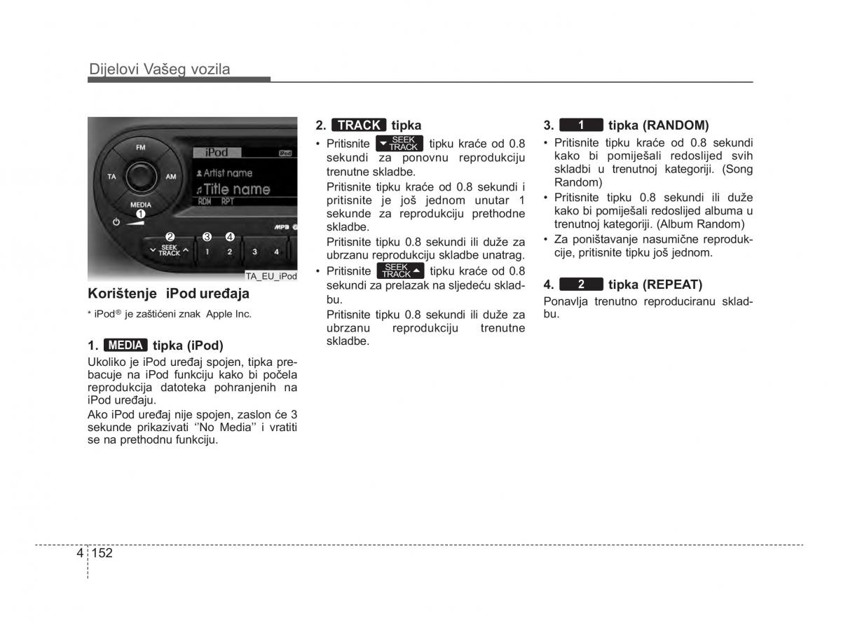 KIA Picanto II 2 vlasnicko uputstvo / page 229