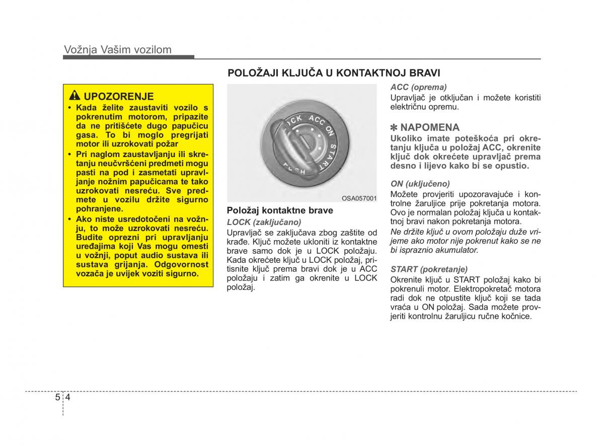 KIA Picanto II 2 vlasnicko uputstvo / page 245