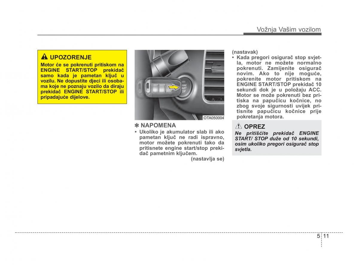 KIA Picanto II 2 vlasnicko uputstvo / page 252