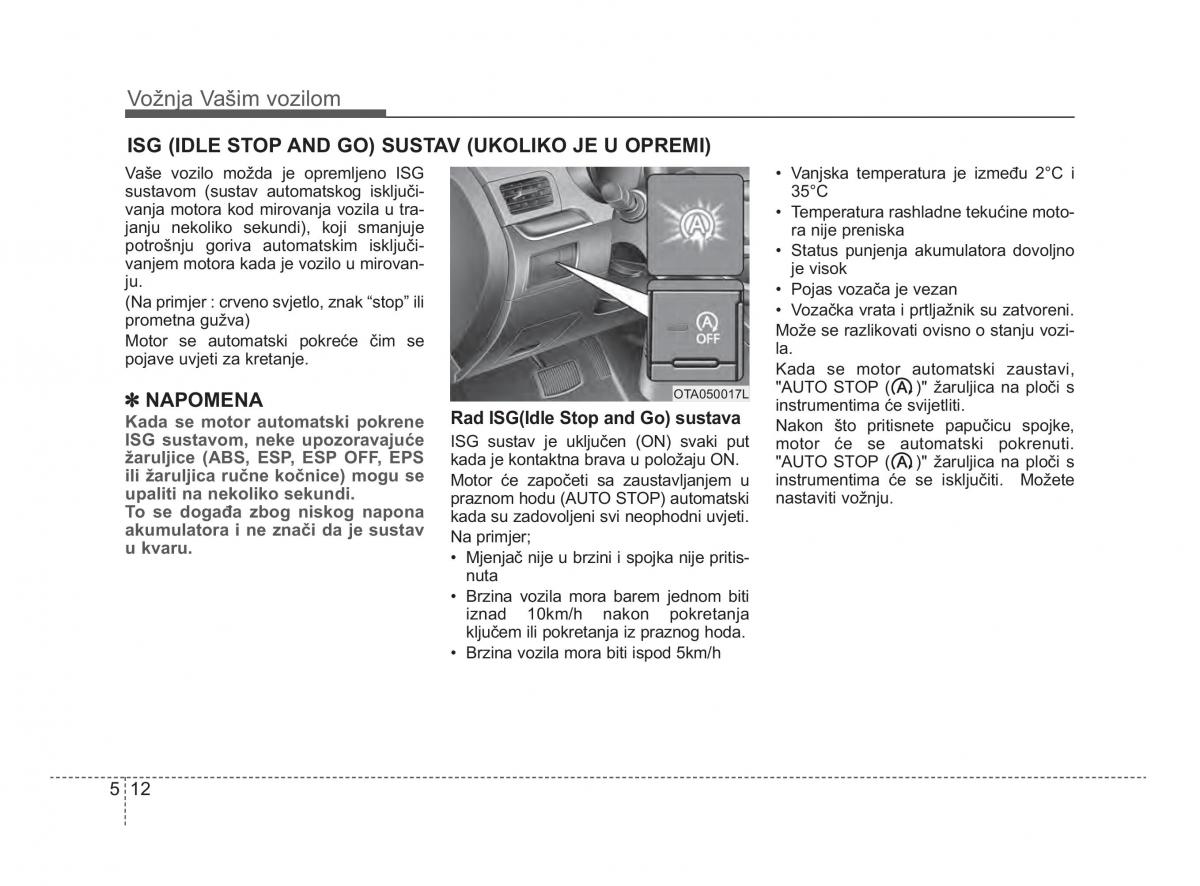 KIA Picanto II 2 vlasnicko uputstvo / page 253