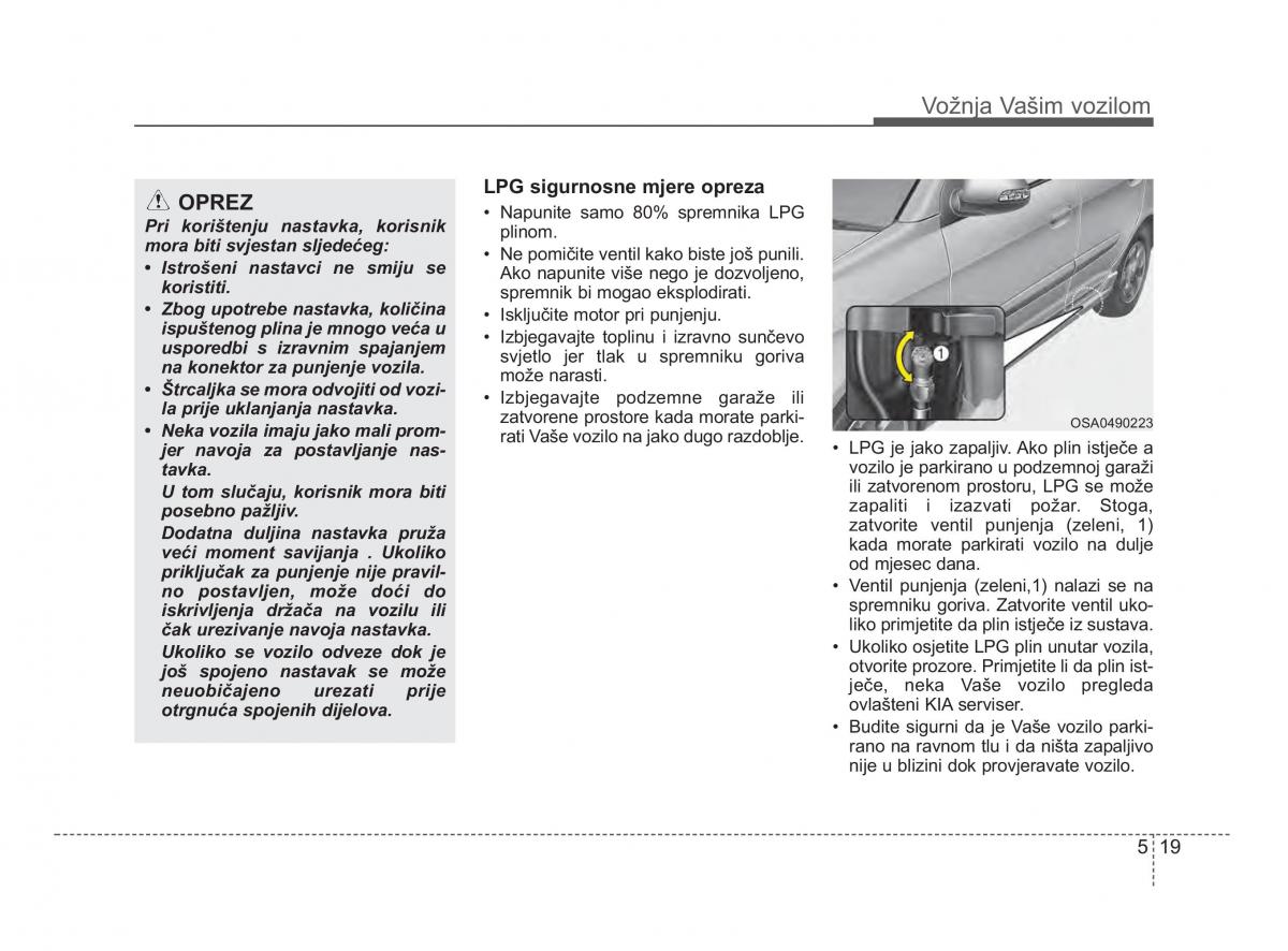 KIA Picanto II 2 vlasnicko uputstvo / page 260