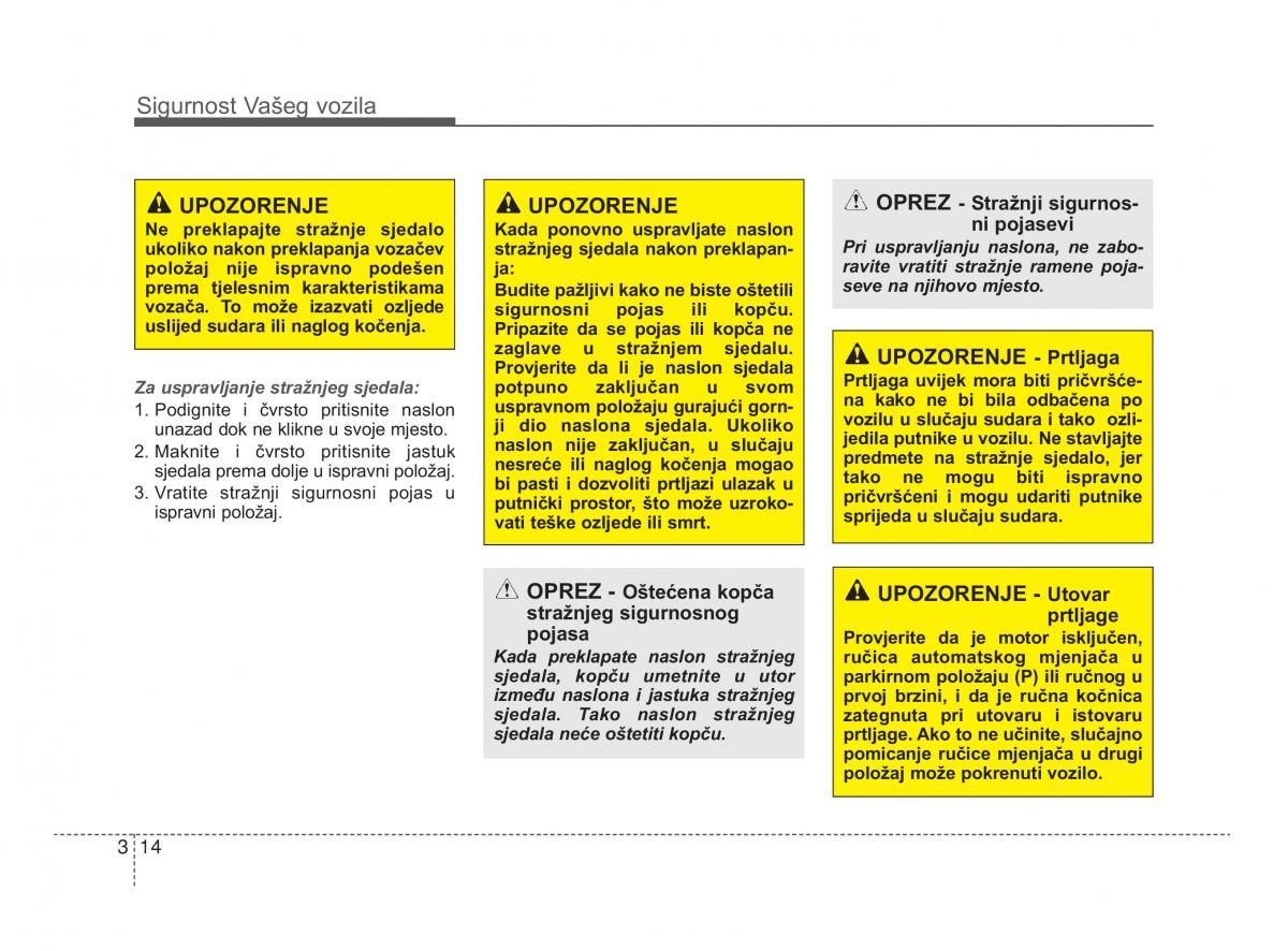 KIA Picanto II 2 vlasnicko uputstvo / page 29