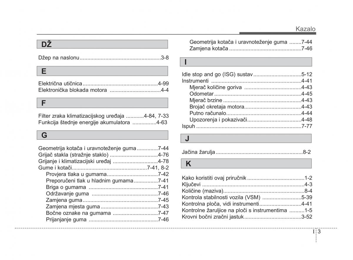 KIA Picanto II 2 vlasnicko uputstvo / page 416