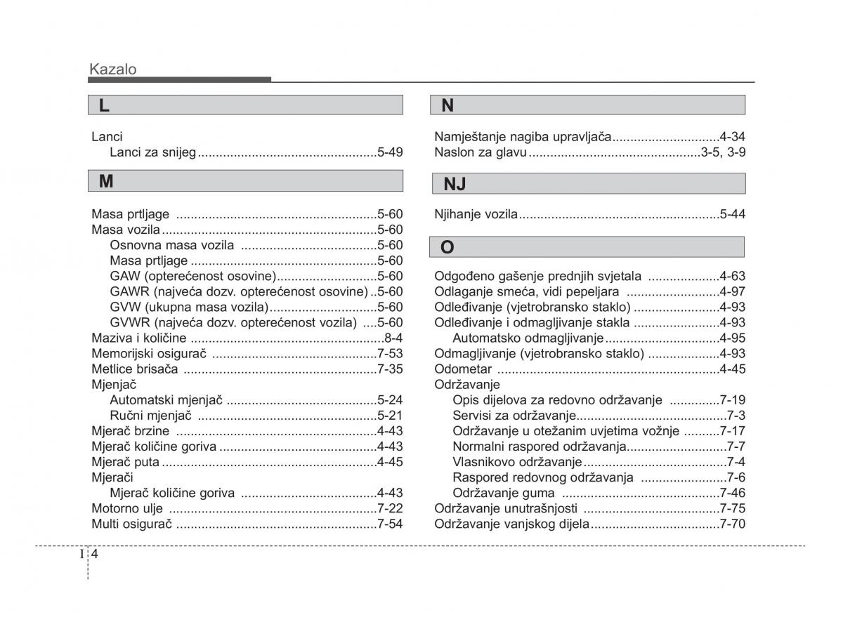 KIA Picanto II 2 vlasnicko uputstvo / page 417