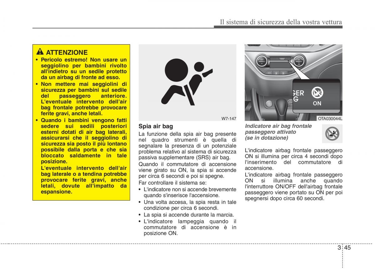 KIA Picanto II 2 manuale del proprietario / page 62