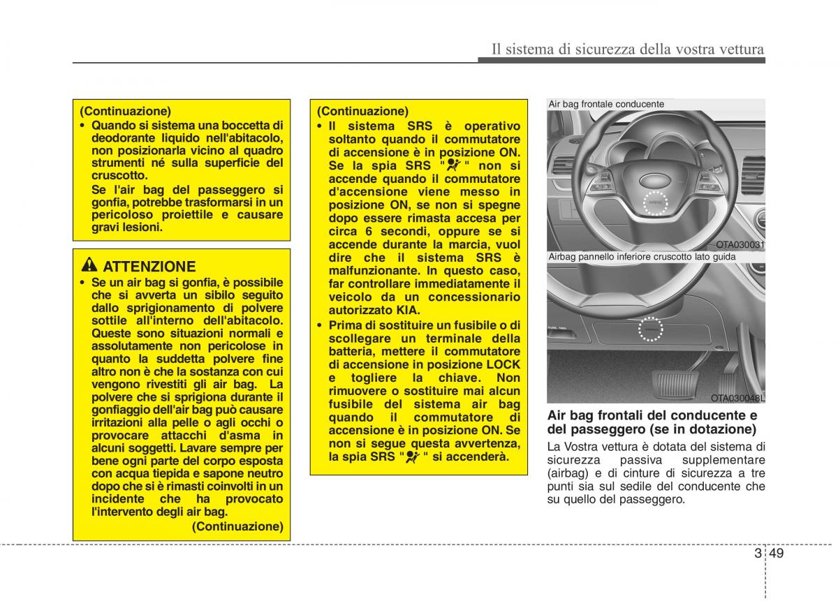 KIA Picanto II 2 manuale del proprietario / page 66