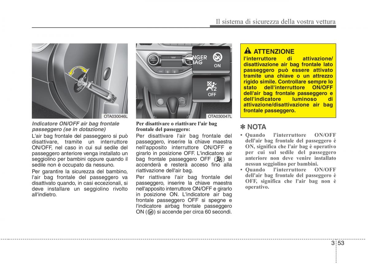 KIA Picanto II 2 manuale del proprietario / page 70