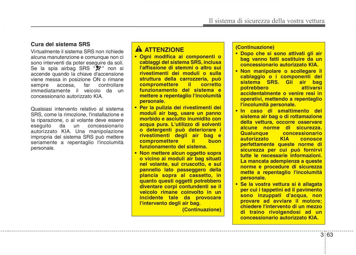 KIA Picanto II 2 manuale del proprietario / page 80