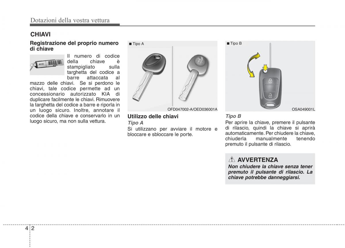 KIA Picanto II 2 manuale del proprietario / page 84