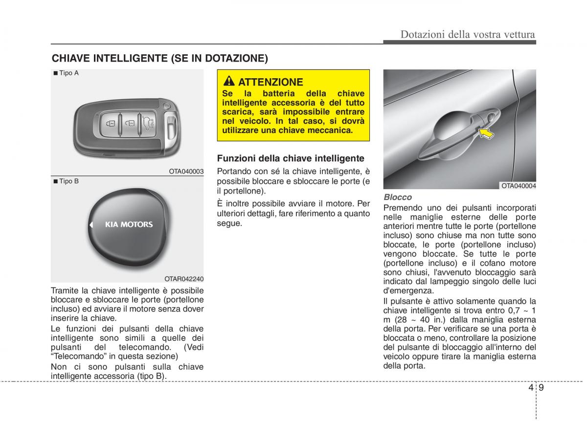 KIA Picanto II 2 manuale del proprietario / page 91