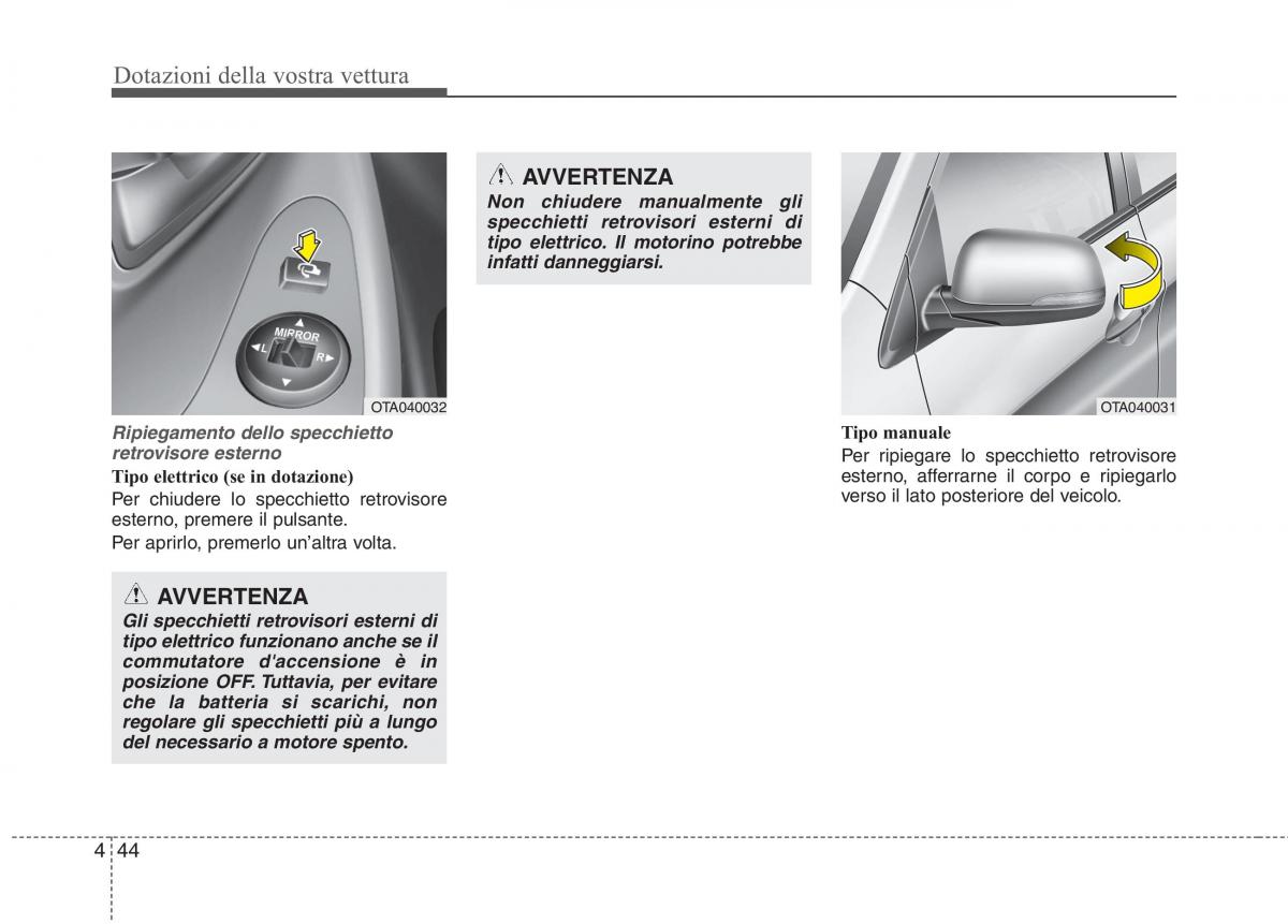 KIA Picanto II 2 manuale del proprietario / page 126