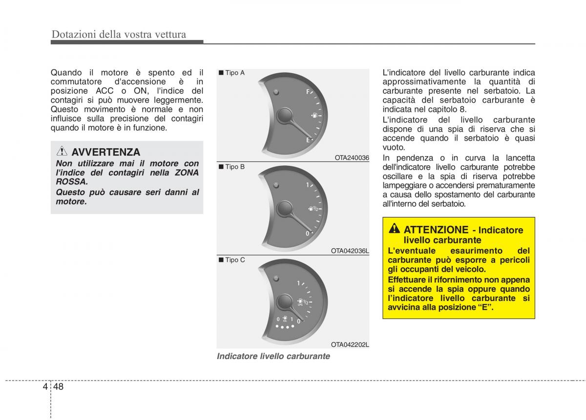 KIA Picanto II 2 manuale del proprietario / page 130