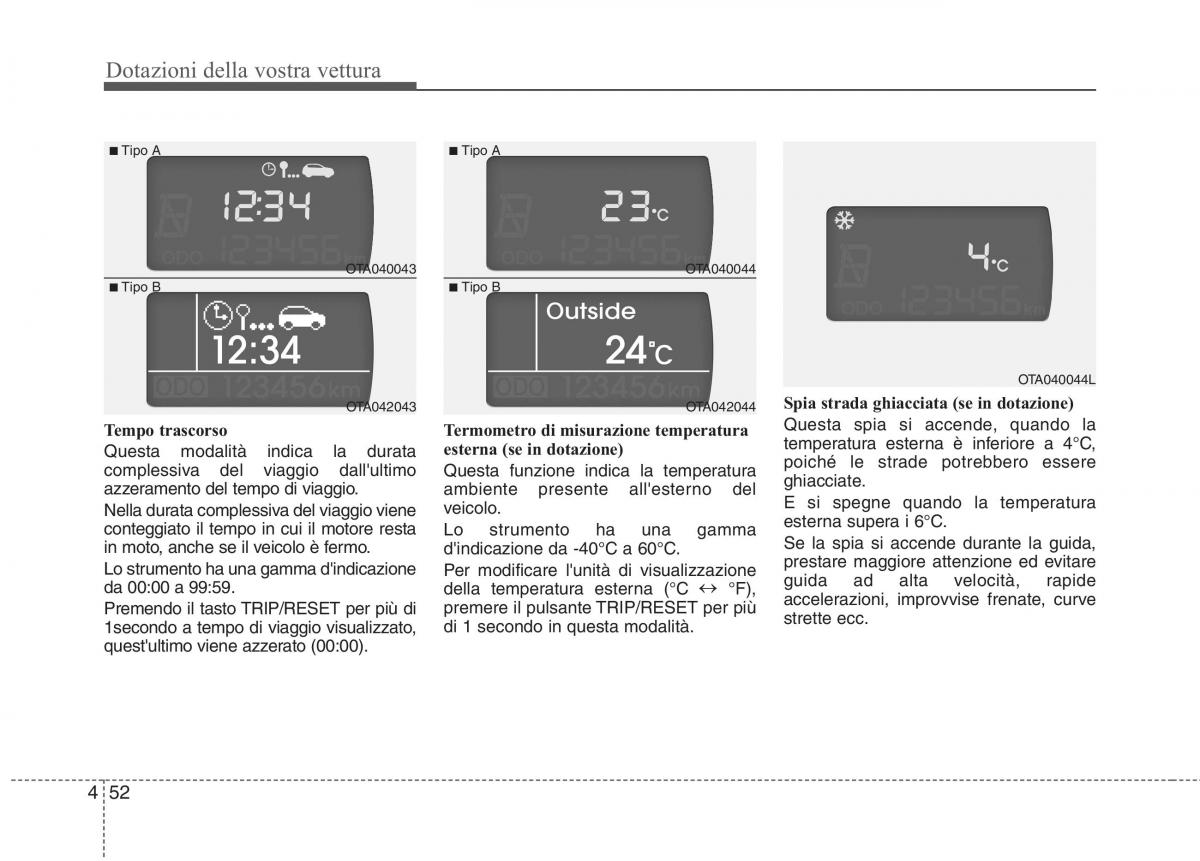 KIA Picanto II 2 manuale del proprietario / page 134