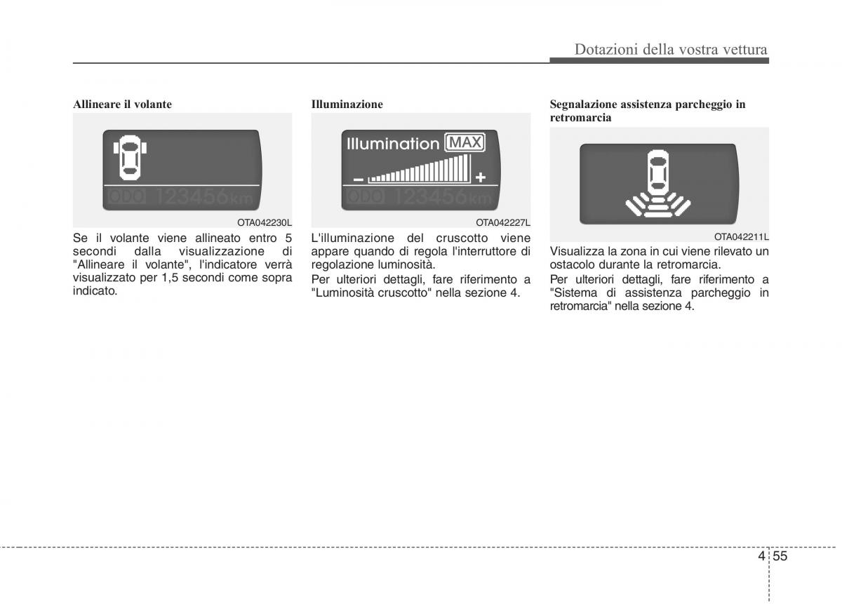 KIA Picanto II 2 manuale del proprietario / page 137