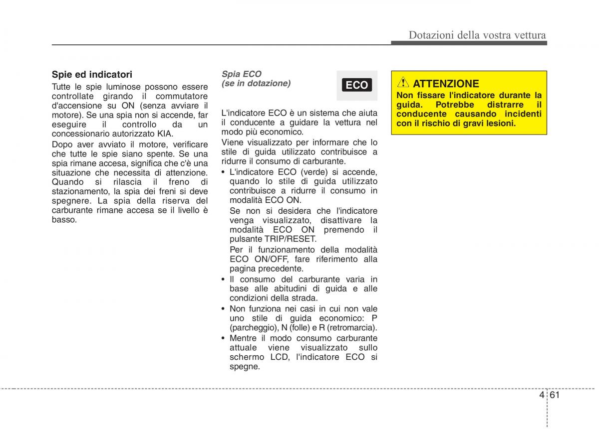 KIA Picanto II 2 manuale del proprietario / page 143