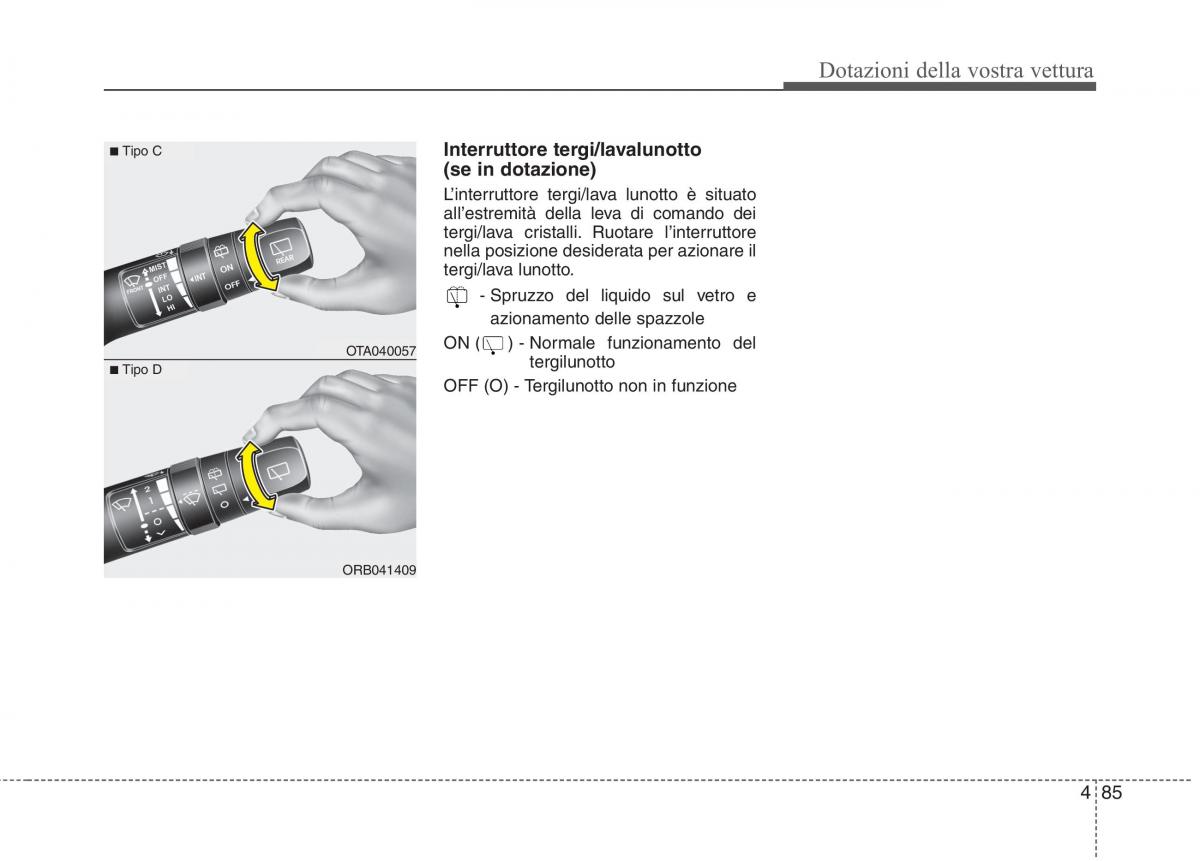 KIA Picanto II 2 manuale del proprietario / page 167