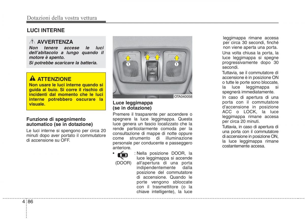 KIA Picanto II 2 manuale del proprietario / page 168