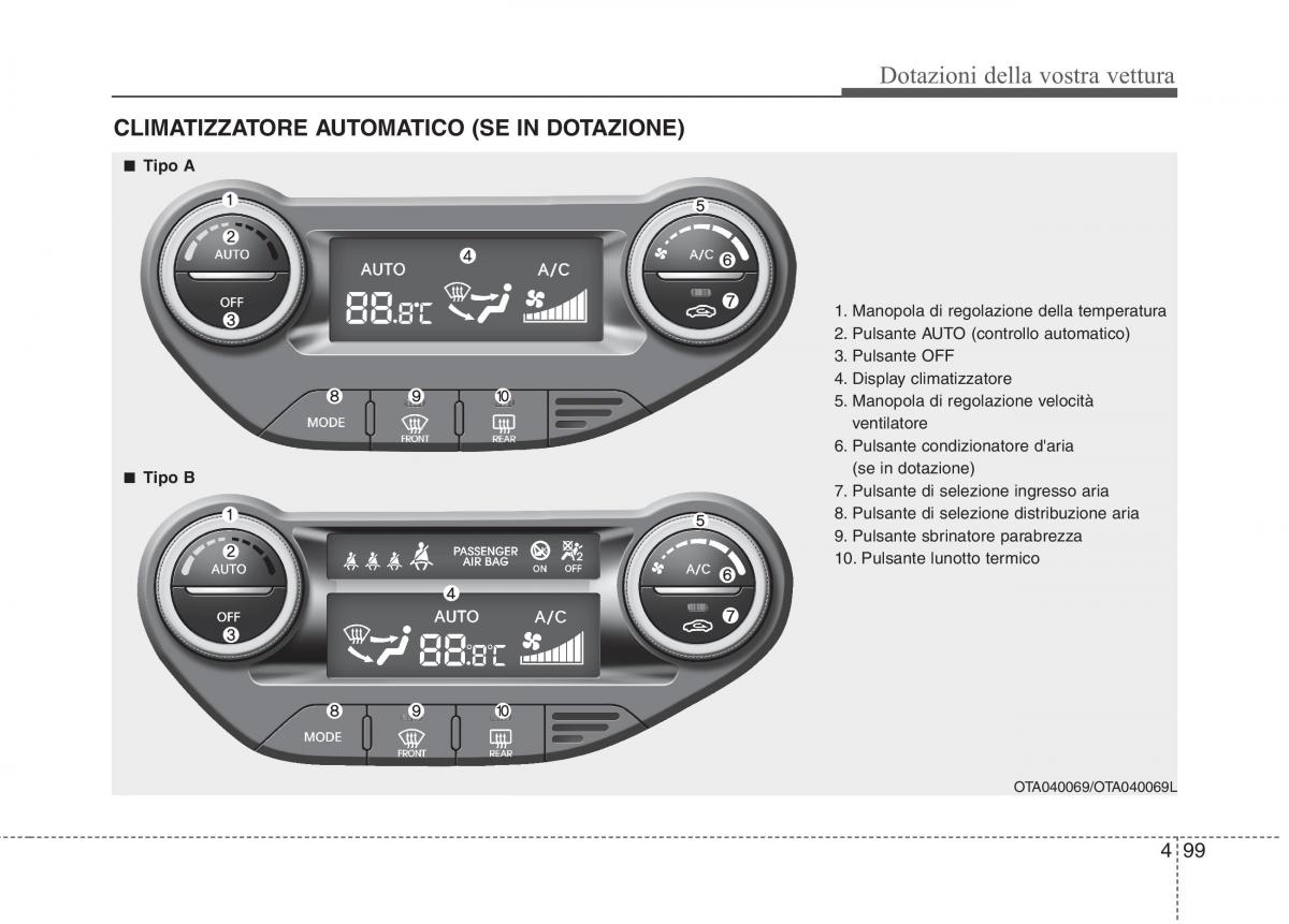 KIA Picanto II 2 manuale del proprietario / page 181