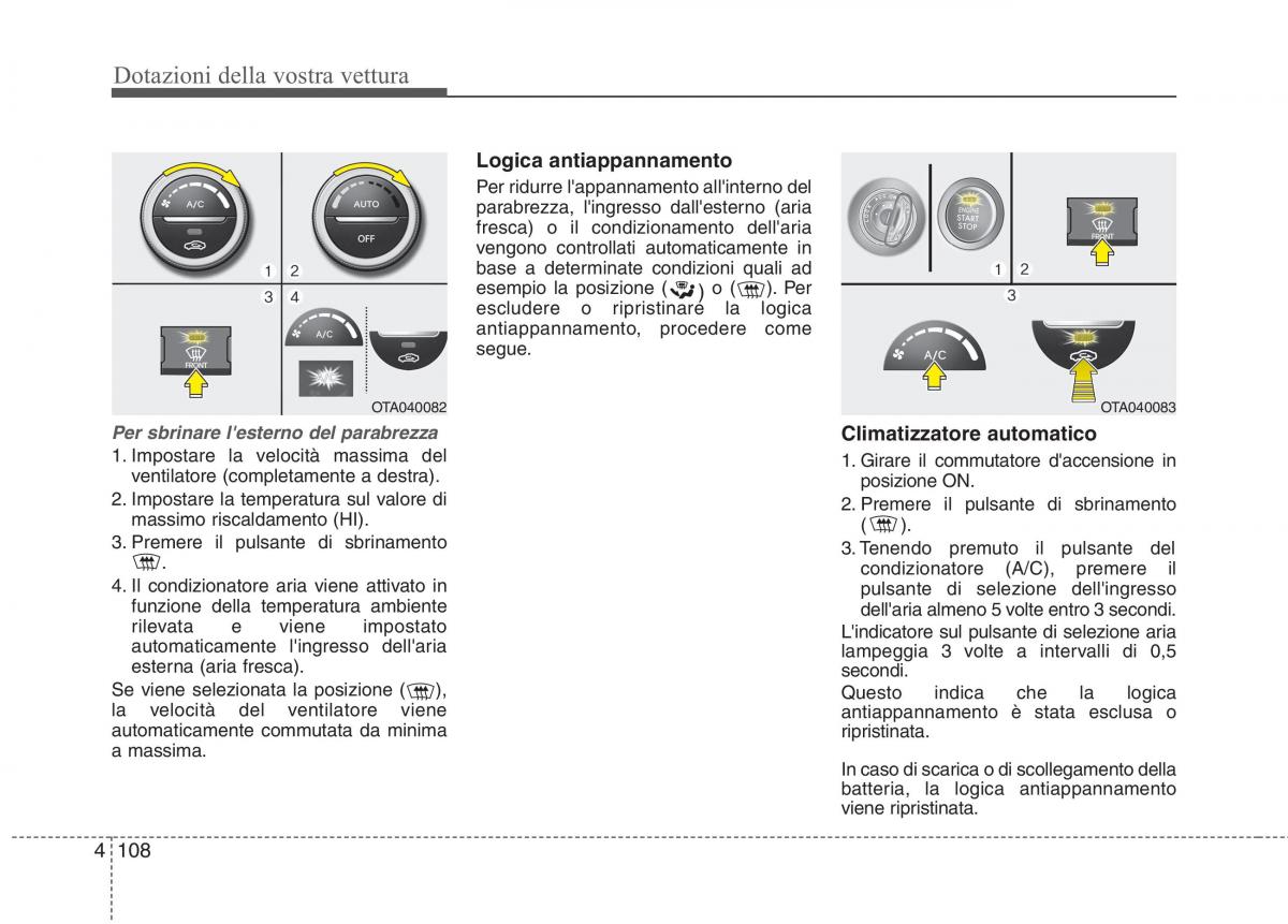 KIA Picanto II 2 manuale del proprietario / page 190