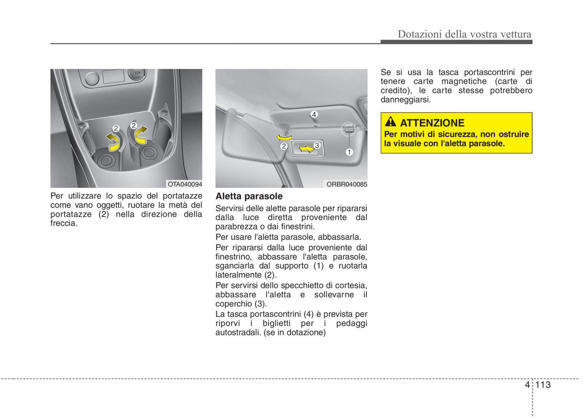 KIA Picanto II 2 manuale del proprietario / page 195