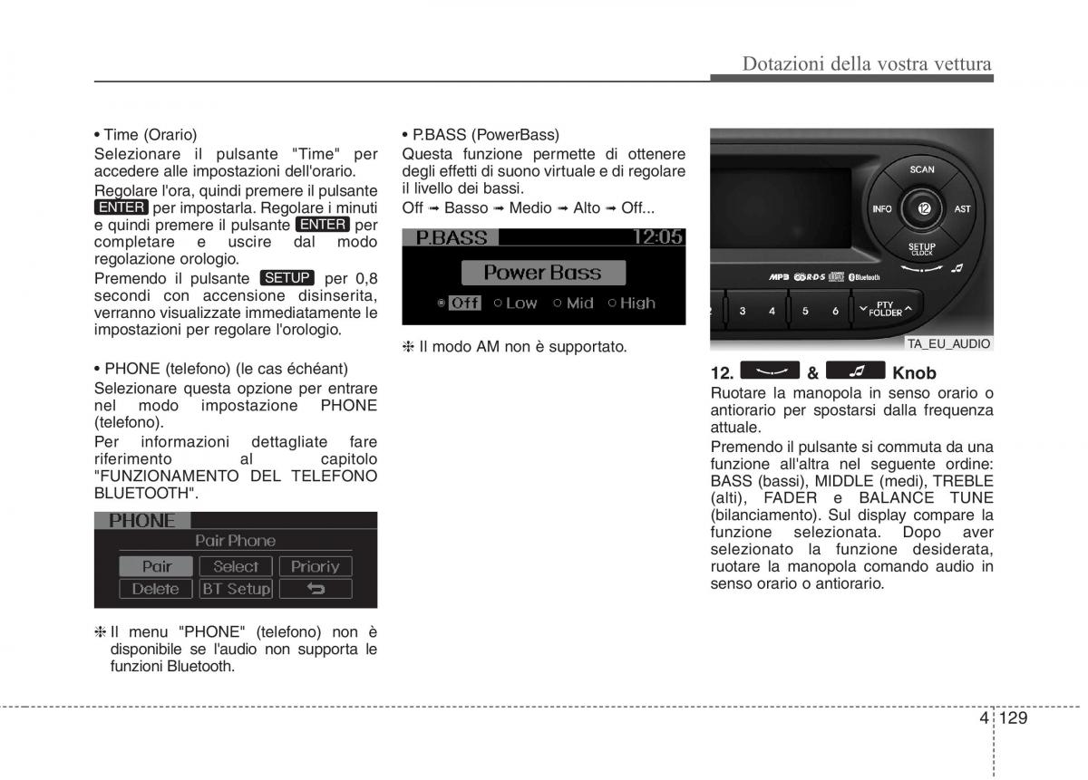 KIA Picanto II 2 manuale del proprietario / page 211