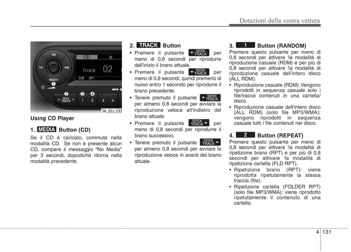 KIA Picanto II 2 manuale del proprietario / page 213