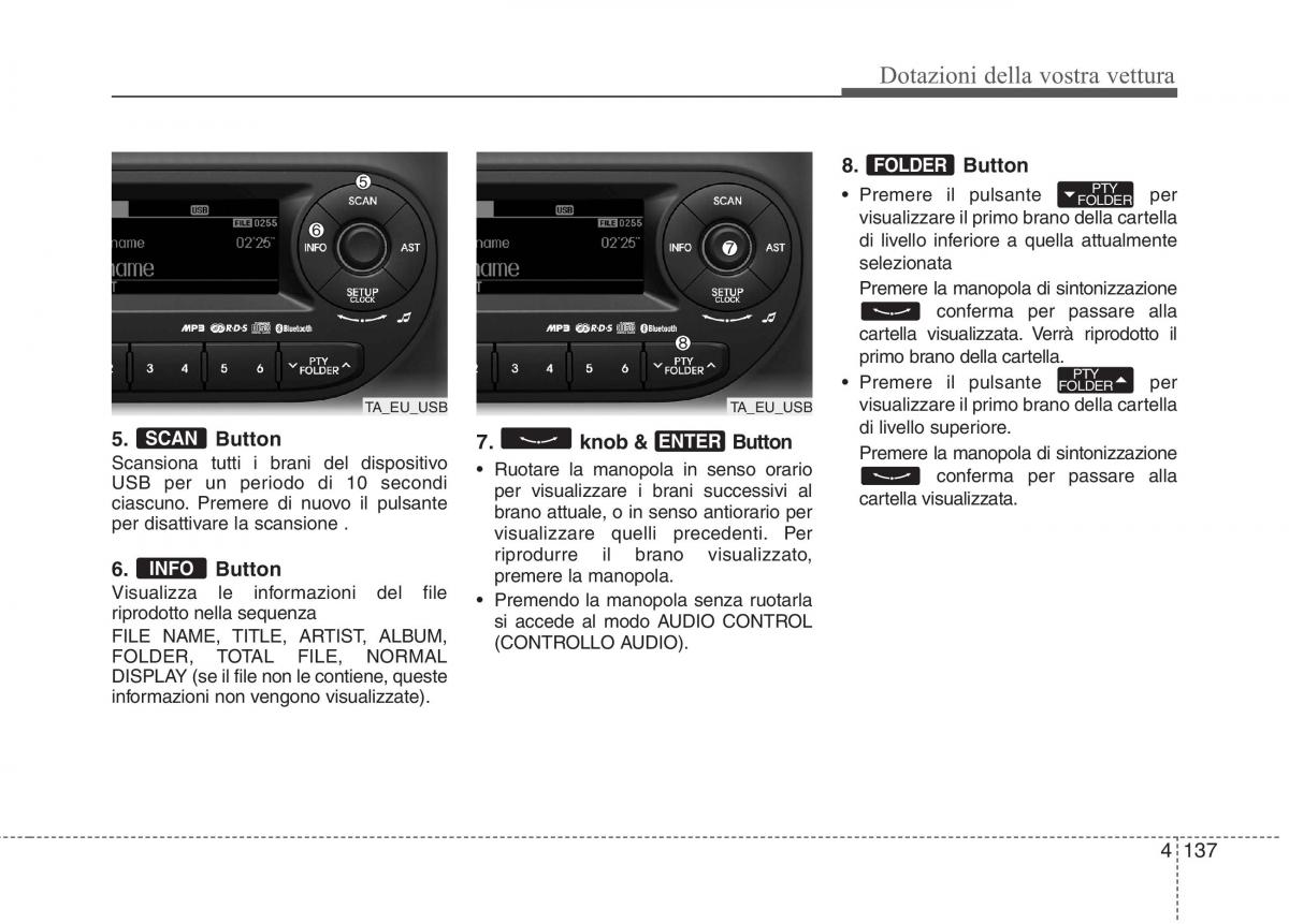 KIA Picanto II 2 manuale del proprietario / page 219