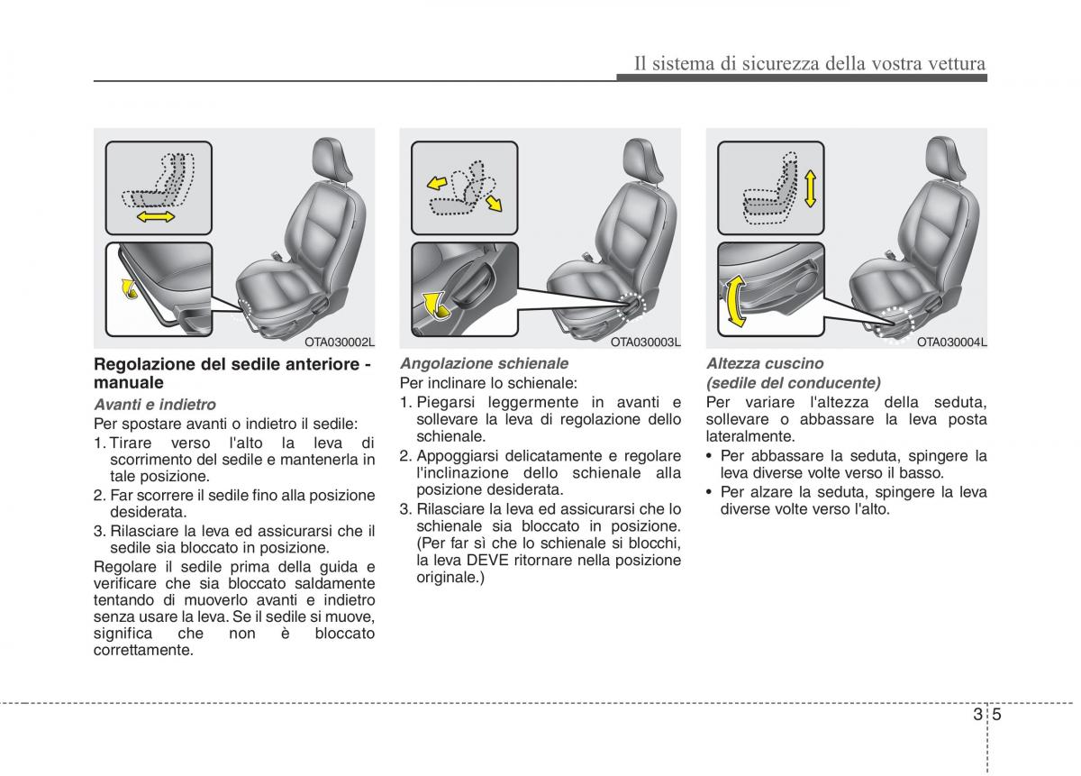 KIA Picanto II 2 manuale del proprietario / page 22