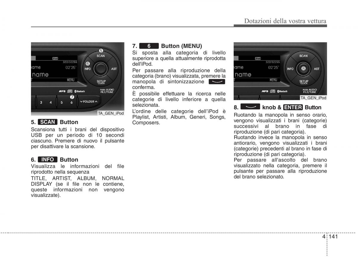 KIA Picanto II 2 manuale del proprietario / page 223